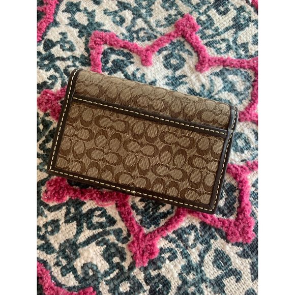 Coach Brown and Black Wallet - Picture 2 of 3